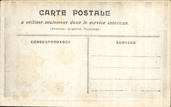 VINTAGE POSTCARD Holy Neuilly James Left a property Floods 1910