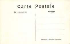 VINTAGE POSTCARD Montfort Amaury Covered way