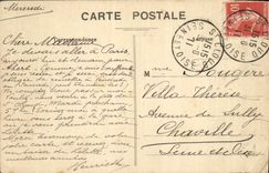La nube Chaire de la POSTAL de la VENDIMIA Saint tiene Precher