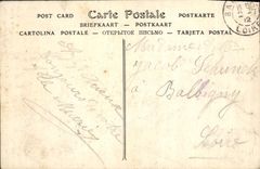 VINTAGE POSTCARD Abbey of Denis Saint the tombs Nave of gauceh