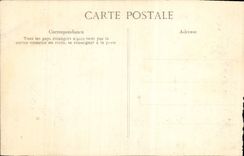 VINTAGE POSTCARD Crue of the Seine Ivry Mr Lepine Prefect of police gives indications has Mr Fallieres Inondations