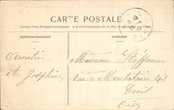 VINTAGE POSTCARD Versailles Together of the Castle Floor of water one Sunday of large water