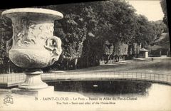 CPA Saint Cloud Le Parc Bassin et Allee du Fer a Cheval 