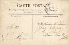 VINTAGE POSTCARD Palate of Versailles Living room of Louis XIV