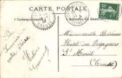 La POSTAL Malmaison de la VENDIMIA debajo del imperio el templo del amor según unos estampa tiempo