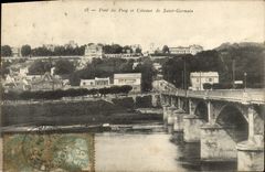 CPA Pont du Pecq et Coteaux de Saint Germain
