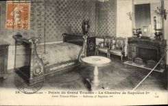 VINTAGE POSTCARD Versailles Palate of Large Trianon the Room of Napoleon ler