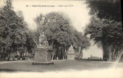 CPA Saint Germain en Laye Allee Louis XIV