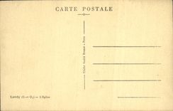 VINTAGE POSTCARD Lardy the Church