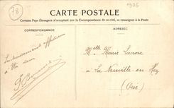 POSTAL Versalles de la VENDIMIA antes del cuerpo del paladar en el ángulo norteño occidental del parque