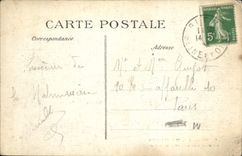 VINTAGE POSTCARD Castle of Malmaison Chambre has to sleep of the empress