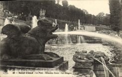 CPA Saint Cloud Le Parc Grandes Eaux Le Dragon