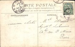 VINTAGE POSTCARD Country cottage of the Castle of Tillet