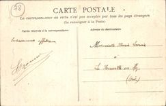 VINTAGE POSTCARD Versailles Room of the play of palm