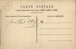 VINTAGE POSTCARD Versailles View of the Palate Entered Grid of Honor