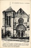 VINTAGE POSTCARD Longpont the Basilica