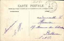 VINTAGE POSTCARD Holy Boissy Light Field of Large Wood the Castle Frontage east coast