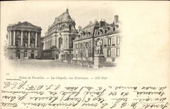 VINTAGE POSTCARD Palate of Versailles La Chapelle seen External