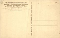 VINTAGE POSTCARD Small Tabileaux of Versailles Thicket of the colonnade Removal of Proserpine