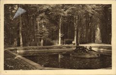 VINTAGE POSTCARD the Small Tables of Versailles the basin of Ceres or the summer groups by Regnaudin