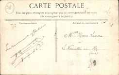 CPA Versailles Parc du Petit Trianon Pont rustique et tour de Malborough