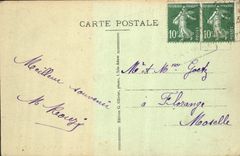 VINTAGE POSTCARD Isle Adam the Beach