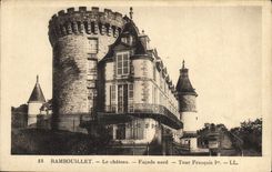 VINTAGE POSTCARD Rambouillet the northern Castle Frontage Turn François L er