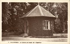 VINTAGE POSTCARD Malmaison the Study of the Emperor