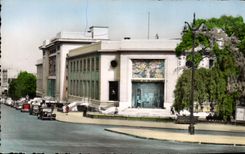 MODERN CARD Puteaux the Town hall and the Post office
