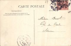 VINTAGE POSTCARD Holy Ouen Alms Island of Pothuis on Oise