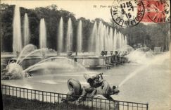 VINTAGE POSTCARD Park of Versailles
