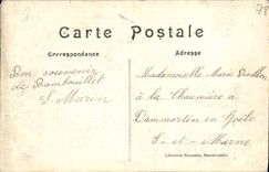 VINTAGE POSTCARD the Rambouillet Castle seen of the Sphinx