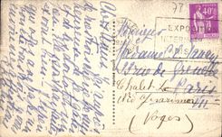 VINTAGE POSTCARD Park of Versailles Thicket of the Colonnades