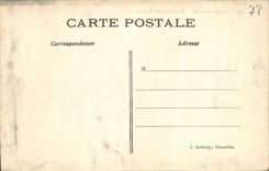 VINTAGE POSTCARD Park of Versailles the Basin of the Dragon