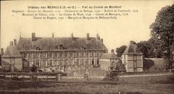 VINTAGE POSTCARD Castle of Mesnuls Stronghold of the count de Montfort