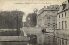 VINTAGE POSTCARD Castle of Husbands Dimensions Northern the Pits