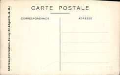 VINTAGE POSTCARD Castle of Grosbois Boissy Light St