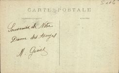 VINTAGE POSTCARD Notre Dame of the Angels Rules of ND of the angels