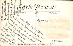 VINTAGE POSTCARD Palate of Versailles Chambire of Louis XIV