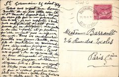 CPA Saint Germain En Laye L'Eglise Et le chateau