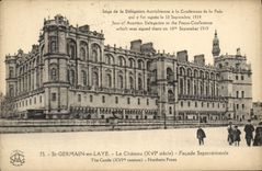 CPA Saint Germain En Laye Le chateau Facade septentrionale