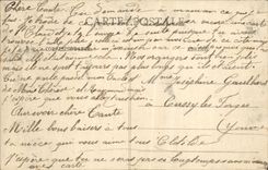 CPA Saint Cloud Incendie du chateau par les allemands 13 octobre 1870