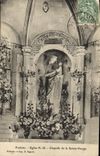 VINTAGE POSTCARD Pontoise Church ND Vault of the Blessed Virgin
