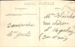 VINTAGE POSTCARD Pontoise Church ND Vault of the Blessed Virgin