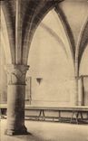 VINTAGE POSTCARD Abbey of Royaumont Asnieres On Oise Old kitchens