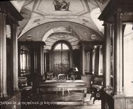 CPA Chateau De La Malmaison La Bibliotheque