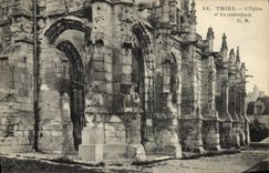 CPA Triel L'Eglise Et les Contreforts