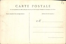 VINTAGE POSTCARD Palate De Fontainebleau Oval Court the Baptistry