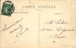 VINTAGE POSTCARD Drill De Fontainebleau the Fountain Of the Chauvet Mount