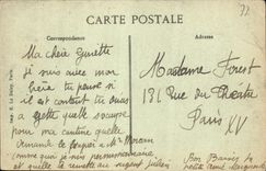 VINTAGE POSTCARD Drill De Fontainebleau Rock D' Apremont Stag